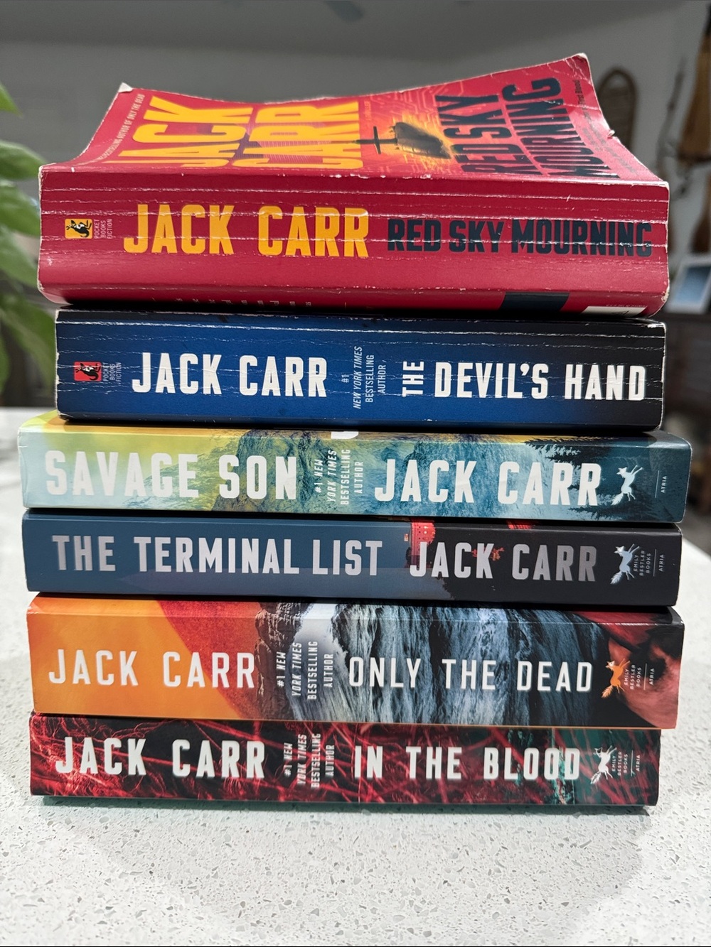 Jack Carr Paperback Book Bundle